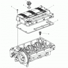 R151DPD1AA/2D RANGER HST Engine, rocker arms cover and oil filler
