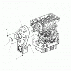 R151DPD1AA/2D RANGER HST Engine, timing system guard