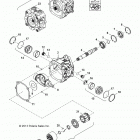 R151DPD1AA/2D RANGER HST Hydraulics, pump, main housing