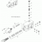 R151DPD1AA/2D RANGER HST Hydraulics, manifold valve
