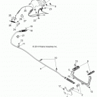 R151DPD1AA/2D RANGER HST Drive train, throttle pedal