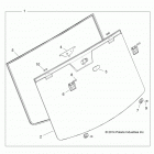 R17RT_99 RGR 1000 XP ALL OPTIONS Body, windshield fixed