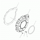 R151DPD1AA/2D RANGER HST Крышка маховика