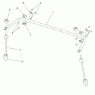 R15RTAD1AA/EA/ED1EA RANGER 1000 DIESEL Suspension, rear stabilizer bar