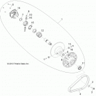 Z16VHA57A2/EAK/AS RZR 570 Вторичная муфта сцепления