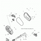 R16RT_87 RGR 900 XP ALL OPTIONS Drive train, clutch cover and ducting