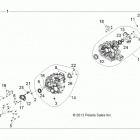 R151DPD1AA/2D RANGER HST Drive train, main gearcase internals 2