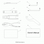 R16RVA57A1/B1/E57A9/B9 RANGER 570, 570 XP, FULL SIZE CREW References, tool kit and owners manuals