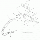 R16RMA32A1/A2 RANGER ETX Engine, exhaust system