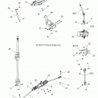 R15RUA57AA/E57AC RGR 570 EFI FULL SIZE CREW Steering, steering asm.
