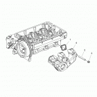 R151DPD1AA/2D RANGER HST Engine, exhaust manifold w  /  front outlet