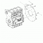 R151DPD1AA/2D RANGER HST Engine, flange plate