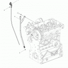 R151DPD1AA/2D RANGER HST Engine, oil dipstick and guard