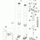 FC 450 CHASSIS Передняя вилка