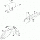 TC 85 CHASSIS Обтекатель , крылья