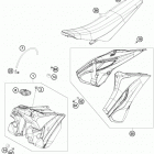 FC 450 CHASSIS Бак,сидение
