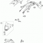 FE 501S CHASSIS Обтекатель , крылья
