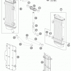 TC 125 ENGINE Система охлаждения