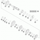 FC 350 ENGINE Трансмиссия 2-контрпривод