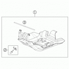 FE 350 CHASSIS Зажита двигателя