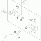 FE 501 CHASSIS Тормозной суппорт задний