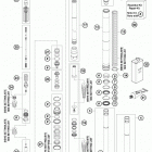 FE 350 CHASSIS Передняя вилка