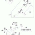 TC 250 CHASSIS Глушитель