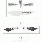 TE 125 CHASSIS Наклейки