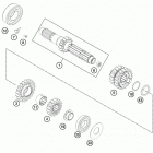 FC 250 ENGINE Трансмиссия-ведомый вал