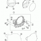 FC 450 ENGINE Кожух сцепления