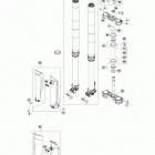FC 350 CHASSIS Передняя вилка