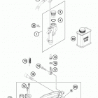 TE 250 CHASSIS Тормозной цилиндр задний