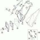 TE 125 CHASSIS Воздушный фильтр