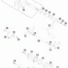 TC 85 ENGINE Механизм переключения