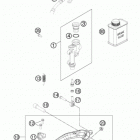 FE 350 CHASSIS Тормозной цилиндр задний
