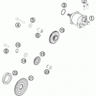 FE 501S ENGINE Электрический стартер