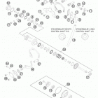 TE 125 ENGINE Глушитель