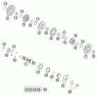 FC 450 ENGINE Трансмиссия 2-контрпривод
