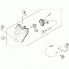 TE 300 CHASSIS Фара