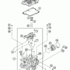FC 250 ENGINE Головка цилиндра