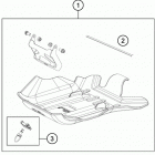 TE 250 CHASSIS Зажита двигателя