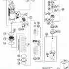 FE 350 CHASSIS Амортизатор в разборе
