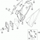 TC 125 CHASSIS Воздушный фильтр