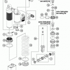 TC 85 CHASSIS Амортизатор в разборе