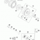 TC 85 ENGINE Сцепление