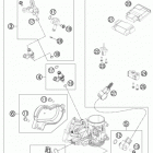 FE 350 ENGINE Корпус Дросселя