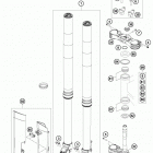 FE 501 CHASSIS Передняя вилка
