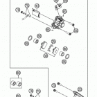 TC 85 CHASSIS Тормозной суппорт задний