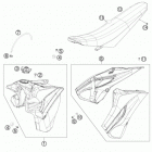 FE 350 CHASSIS Бак,сидение