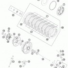 FE 501 ENGINE Сцепление